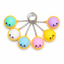 Squishy Fun Box™ Dumpling Fidget Keychain
