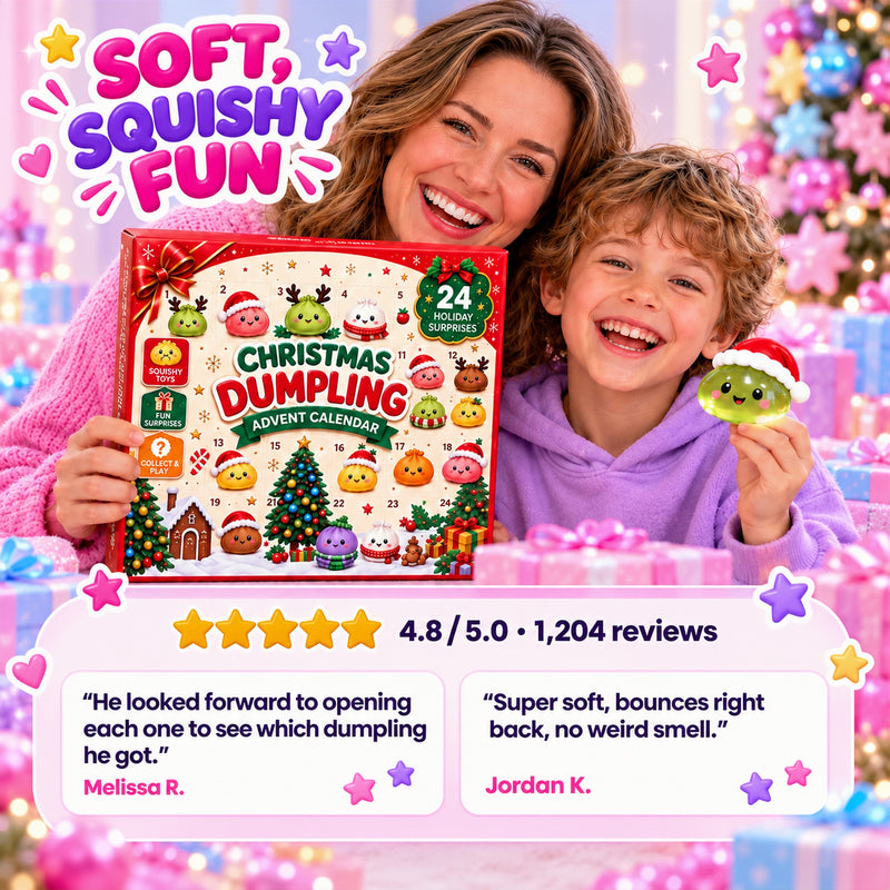 Squishy Fun Box™ Original Dumpling Advent Calendar