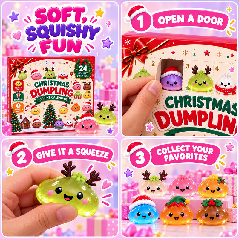 Squishy Fun Box™ Original Dumpling Advent Calendar