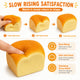 Illustration of a bread-shaped stress reliever with stages of recovery and text about its features.